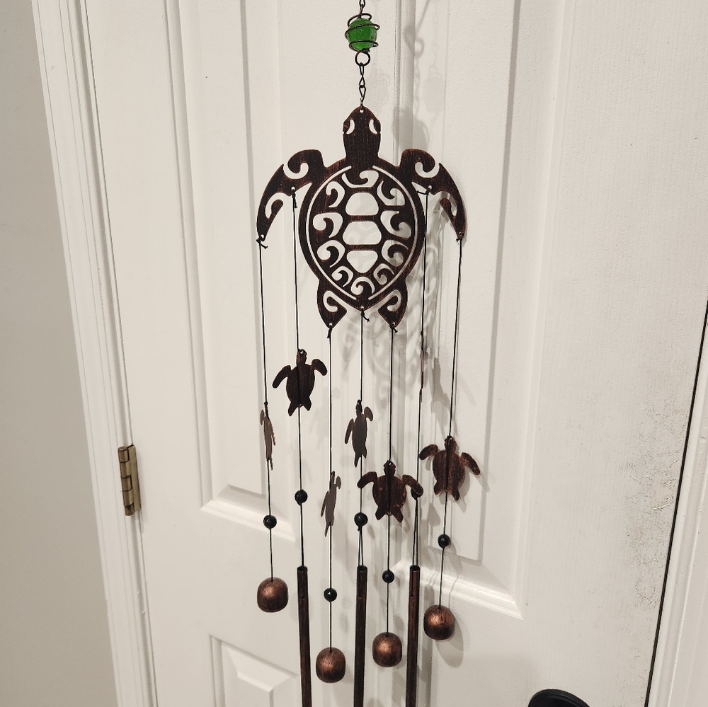 Tribal Turtles Wind Chime